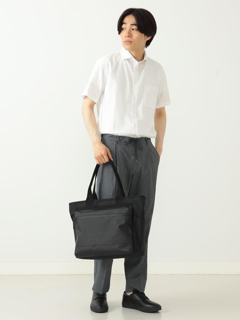 Сумка Campus Bag Nylon Tote Bag ЧЕРНАЯ БЕСПЛАТНО [Beams Heart] Мужская