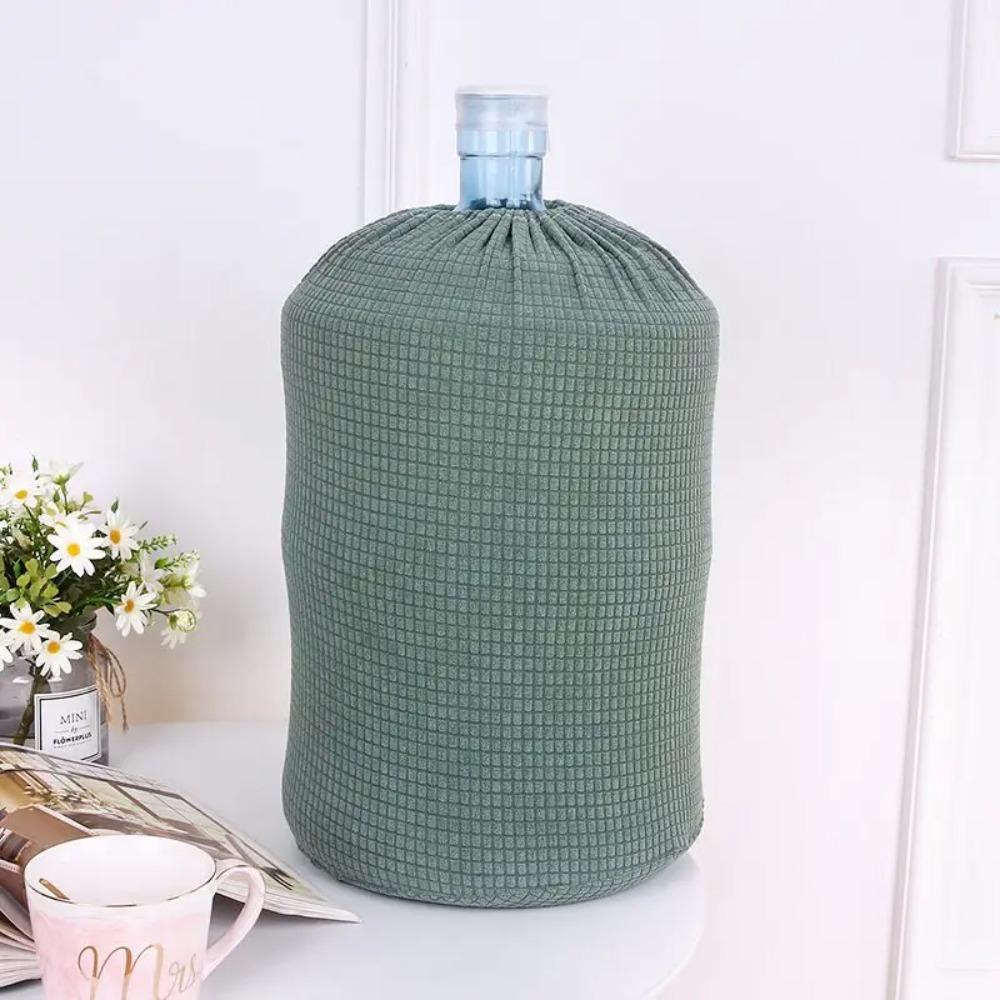 Reusable Water Dispenser Bucket Sleeve Solid Color Dust Cover Water Dispenser Cover  Living Room