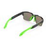Солнцезащитные очки RUDYPROJECT в полуободковой оправе SPINAIR 58 Crystal Graphite 3FX HDR Multi Laser Green Lens Frame/Polar SP586195-0000
