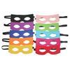 Multicolor Felt Masks Eye Masks Half Mask Cosplay Props with Elastic Ribbon for Halloween Masquerade Party