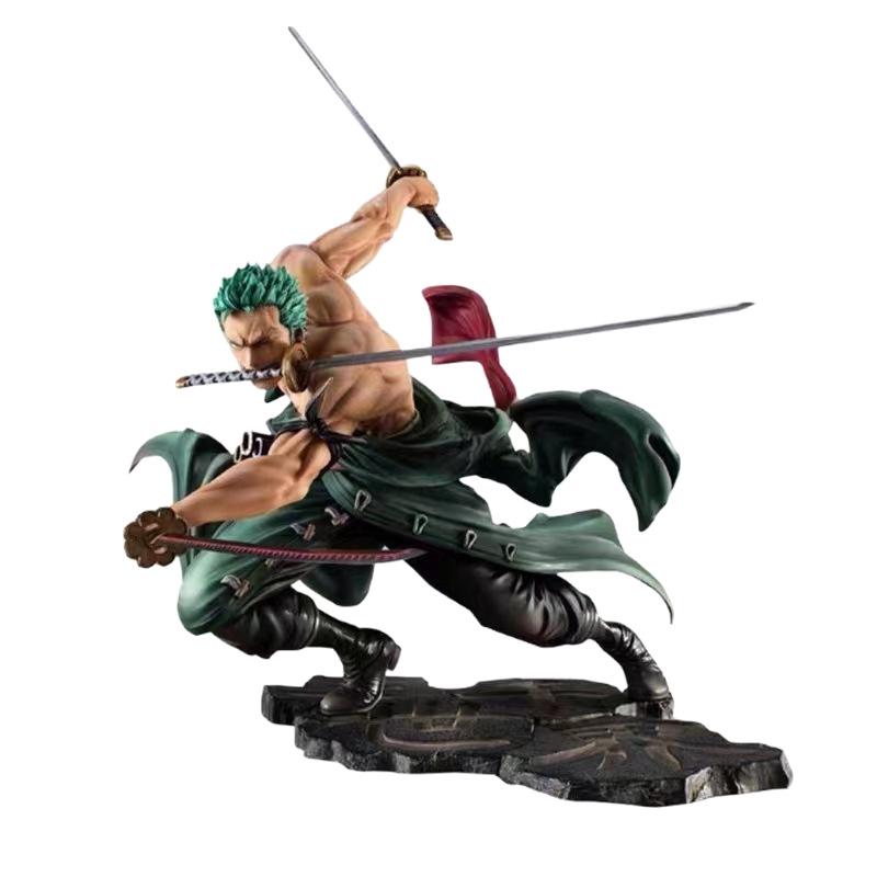 Roronoa Zoro Three-Sword Style Action Figure - Anime Model Ornament Gift
