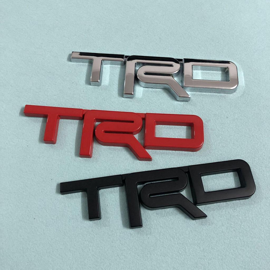 3D Металлическая Наклейка-Логотип TRD для Автомобилей Toyota — Модификация Багажника и Задней Части Кузова