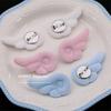 Korean Angel Wing Brooch Y2K Schoolbag Clothes Decoration Pin 5Pairs Sweet Angel Decoration Ornaments Children'S Gifts