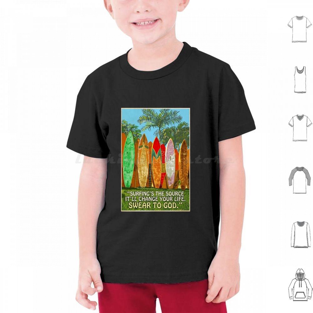 Surfing Itll Change Your Life T Shirt Big Size 100 Cotton Surfing Beach Surfer Shark Tropical Margaritaville Paradise