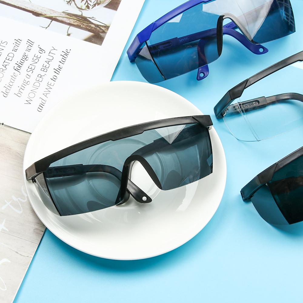 Dustproof Paint Curing Clear Lens UV Lab  Adjustable Protection Glasses Goggles Safety