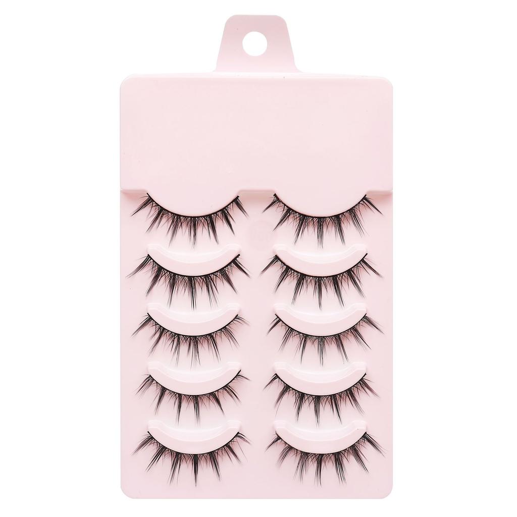 Little Devil Thick Natural Simulation Cos Eyelashes Eyes Extension False Eyelashes Bundles Single Cluster Segmented Lashes Women