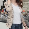 Spring and Autumn Women Slim Thin Cardigan Thin Section Comfortable Breathable Commuter Versatile Suit Jacket