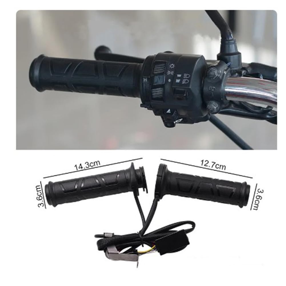 QBLIT 2 шт. 7/8 Двухзонный Электроподогрев Руля Рукоятки Руля By Accessories