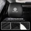 RUN1 For Volkswagen VW Car Seat Headrest Pillow Anti-Dirty Protective Cover Dustproof Scirocco Passat Polo B5 B6 B7 CC Tiguan Sharan