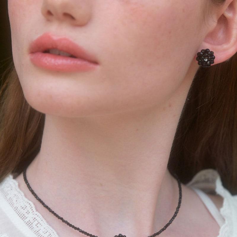LOVE ME MONSTER Цветочный Хрустальный Ожерелье (L242WNK010)