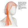 Fishnet Hat Sparkling Rhinestones Elastic Mesh Headband with Geometric Pattern Summer Beach Party Nightclub Rave Hair