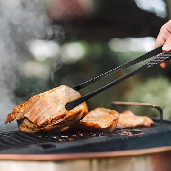 3 шт. 10-дюймовые кухонные пинцеты, тонкие пинцетные щипцы, щипцы для барбекю из нержавеющей стали, длинные кулинарные пинцеты для сервировки и подачи морепродуктов