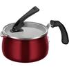 CeraProtect Series Multi-Pot KNC Compatible with IH/Gas Fire, Deep Red, 7 Functions In 1, Simmer, Boil, Bake, Fry, Stir-fry, Cook, Boil KNC-01