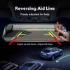 10" 4K Mirror Dash Cam for Cars, 4K Front and 1080P Rear View Backup Camera with Full Touch Screen, 170° Wide Angle, Night Visio