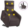 VidaXL Fauteuil Inclinable de Massage, Chaise de Relaxation avec Dossier et Repose-pied Réglables, Siège de Salon Salle de 3206713