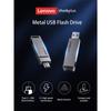 Флэш-накопитель Lenovo-USB Type-C Dual USB A Plus USB C OTG для Android-смартфонов, планшетов и ноутбуков 2-в-1 MU110