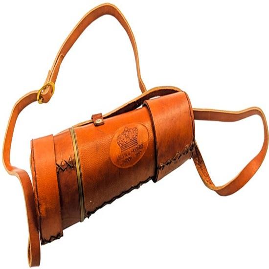 Marine Brass Telescope Spotting Scope with Leather Case Birthday Gift