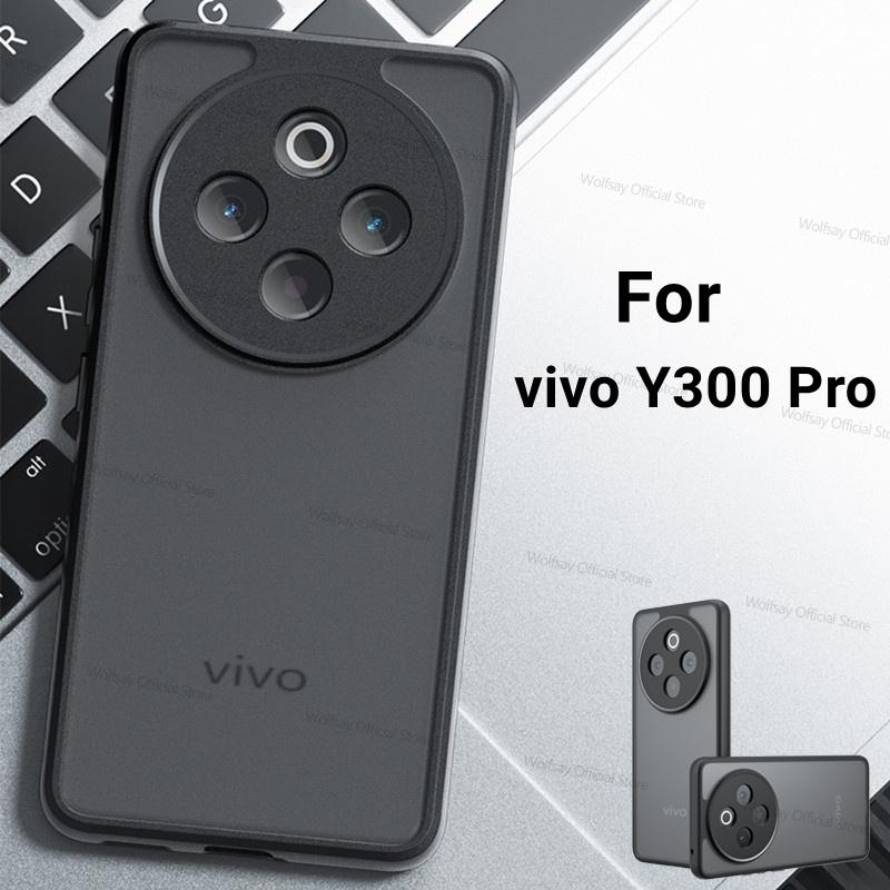 Для vivo Y300 Pro Чехол vivo Y300 Pro Обложка Funda Роскошный Матовый ПК + ТПУ Ударопрочный Защитный Чехол-накладка на заднюю панель телефона vivo Y300 Pro