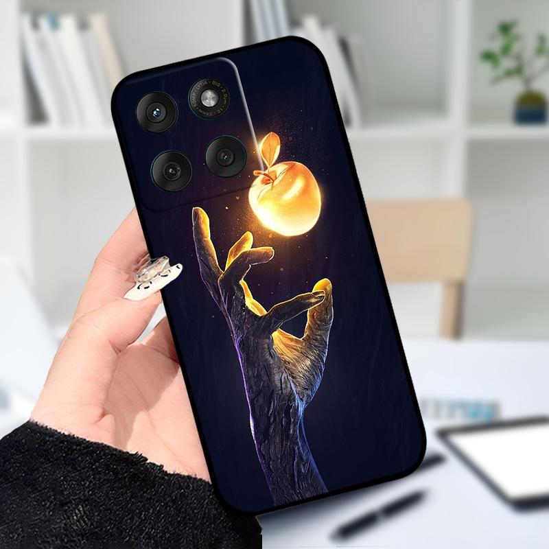 Для Motorola Edge 60 Fusion Мягкий чехол XT2503-4 Милый мультяшный силиконовый TPU чехол для телефона Для Moto Edge 60Fusion 5G Защитный Fundas