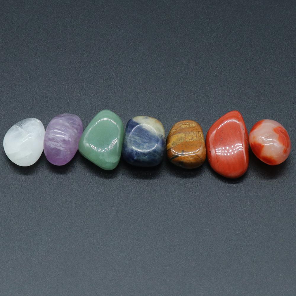 8 шт./кор., набор украшений из натуральных камней Boho Energy Yoga Stone 7 Chakra Stone для подарков на день рождения, свадьбу, уникальные товары для рукоделия на Пасху и День матери