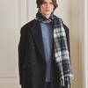 ABRAHAM MOON Шарф-шаль из мериносовой шерсти 50 см - Клетка Гордон