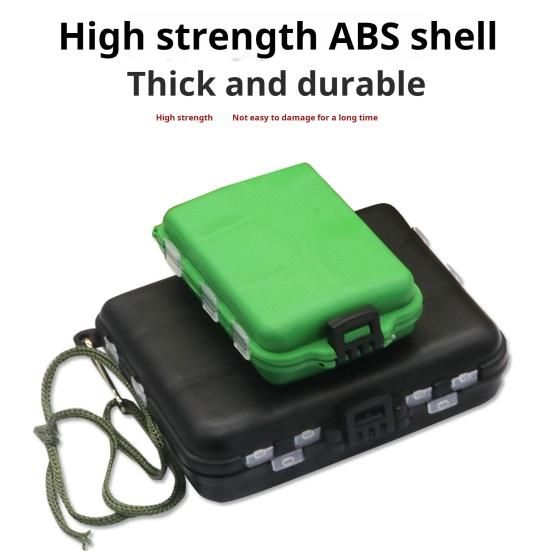 Double-sided Fishing Lure Box Detachable Baffle Portable Waterproof Heavy Duty Artificial Fishing Baits Accessories Organizer Storage Case Container