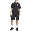 Nike Мужская футболка с круглым вырезом Dri Fit UV с принтом логотипа Hyverse, топы, черная, DV9843-010