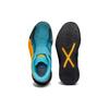 Puma Rise Nitro Dominayton Кроссовки мужские баскетбольные средней высоты, на шнуровке, с круглым носком, нескользящие, прочные, сине-зеленые 378489-01