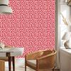 Wallpaper Flowers Coral and Red for Living Room and Bedroom 50x1000