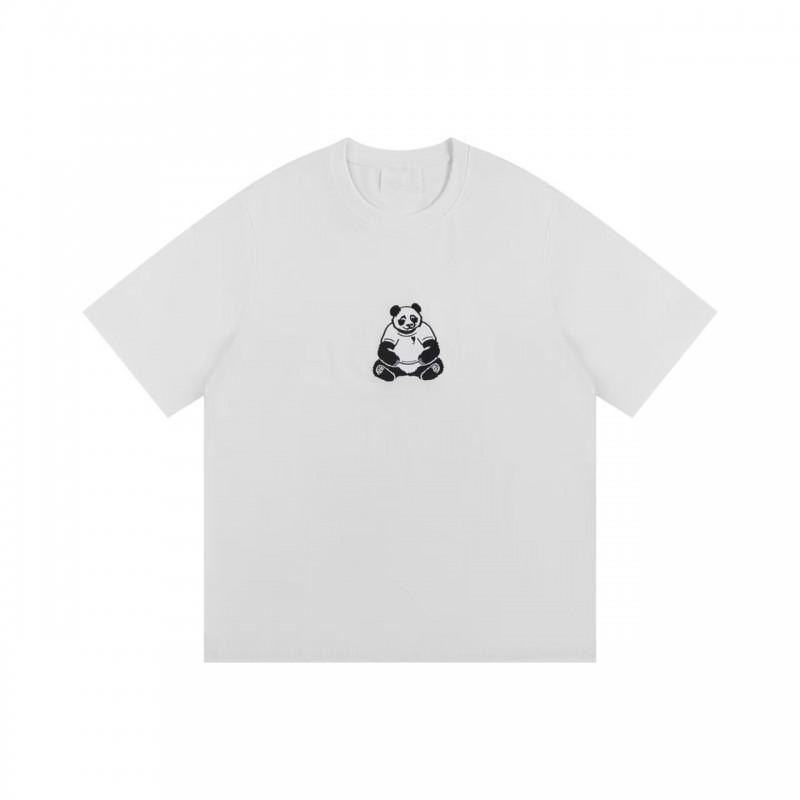 Unisex Cotton Short Sleeve T-Shirt Loose Fit Round Neck Heart Print Casual Tee 2025