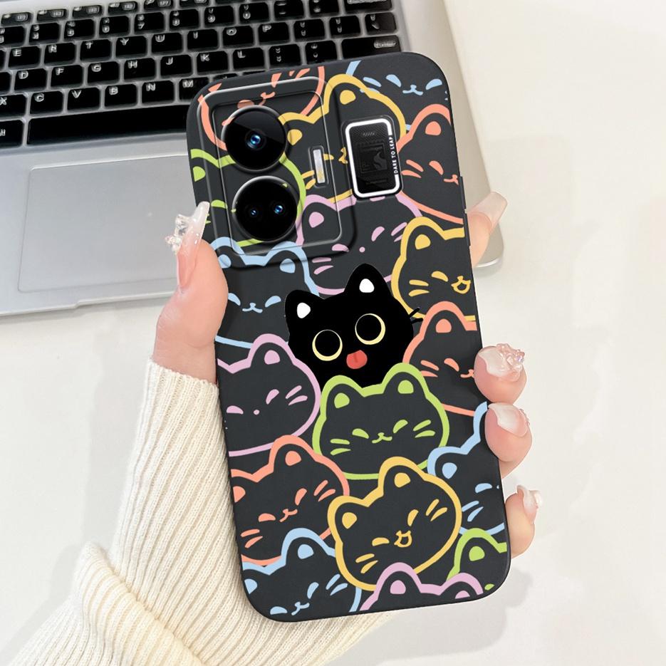 Чехол для Realme GT3 RMX3709 Милый Забавный Мультяшный Чехол Мягкий Силиконовый Чехол Для Realme GT Neo 5 Neo5 240W RealmeGT3 Задняя Крышка Coque
