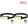 2-10PCS USB LED Headlamp 3 Modes Flashlight Waterproof Head Light Adjustable Headband for Camping Fishing Running Biking