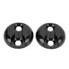 Pair of Airline Rail Lashing Point Plate Aluminium Alloy Tie Down Anchor Point for Airplane Motorhomes Ambulances