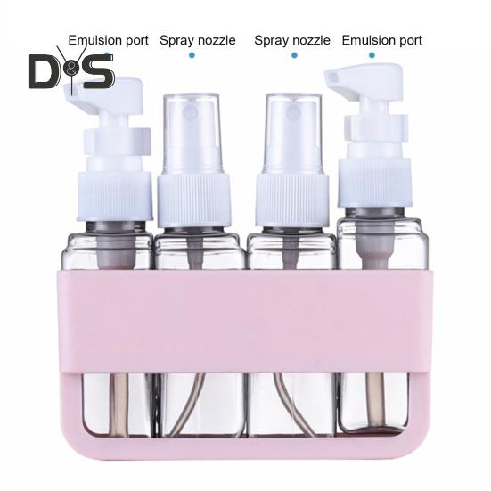 4 шт./набор 50 мл дорожный многоразовый флакон портативный герметичный многоразовый лосьон шампунь косметический пресс-спрей диспенсер бутылка пустой контейнер для туалетных принадлежностей