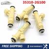 Set 4pcs Fuel Injector for 11-13 Hyundai Tucson 10-12 Kia Forte Koup 35310-2G100