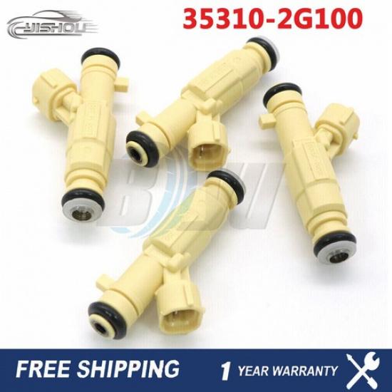 Set 4pcs Fuel Injector for 11-13 Hyundai Tucson 10-12 Kia Forte Koup 35310-2G100