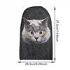 Cat Printed Halloween Scary Mask Realistic Cosplay Mask Funny Style Head Cover  Holiday Events