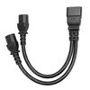 IEC320 C20 To Dual C13 Splitter Power Cord IEC320 C20 Male To IEC320 C13 Female Y Splitter Converter Adapter Cable