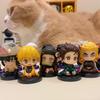 Фигурки Demon Slayer Q Posket Mini Kimetsu No Yaiba ПВХ Куклы Набор из 5/10/12/15 Для Украшения Рабочего Стола