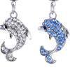 1Pc Navel Nail Sexy Piercing Shiny Rhinestones Non-allergic Decorative Gift Dolphin Pendant Belly Button Ring Body Jewelry for Daily Wear