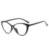 Cat Eye Frame Computer Eyeglasses Large Frame Finished Myopia Glasses  Student
