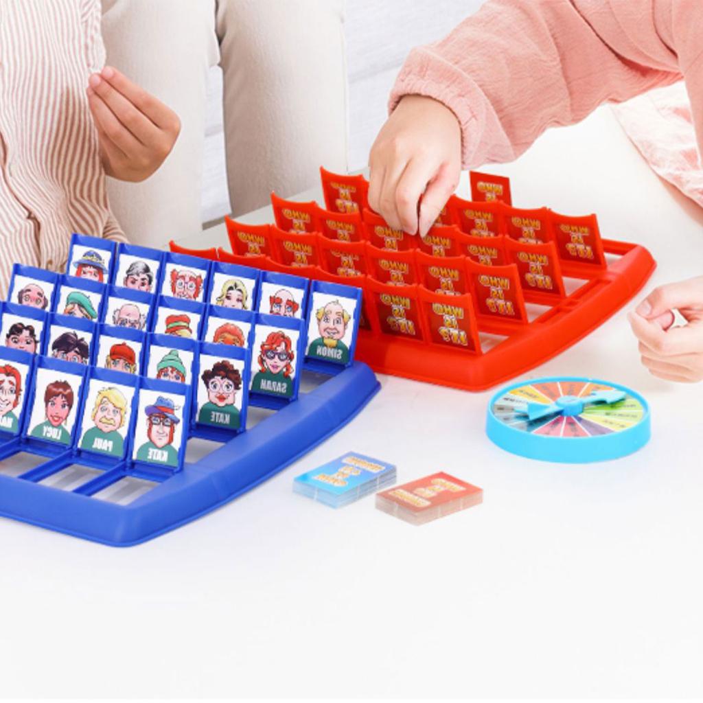 Guess Character Board Game Funny Memory Training Game Multiplayer Interactive Party Table Game Toy Gift for Kid Adult