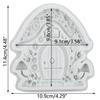 Силиконовые формы для сказочных дверей, форма для грибного домика, форма для мастики, инструменты для украшения торта, топпер для кекса, форма для шоколадных конфет, мастика, полимерная глина