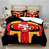 Vintage 49ers Football Bedding Set 3pcs, High Quality Bedding Set Including 1pc Duvet Cover And 2pcs Pillowcases for Bedroom, Dormitory Gift