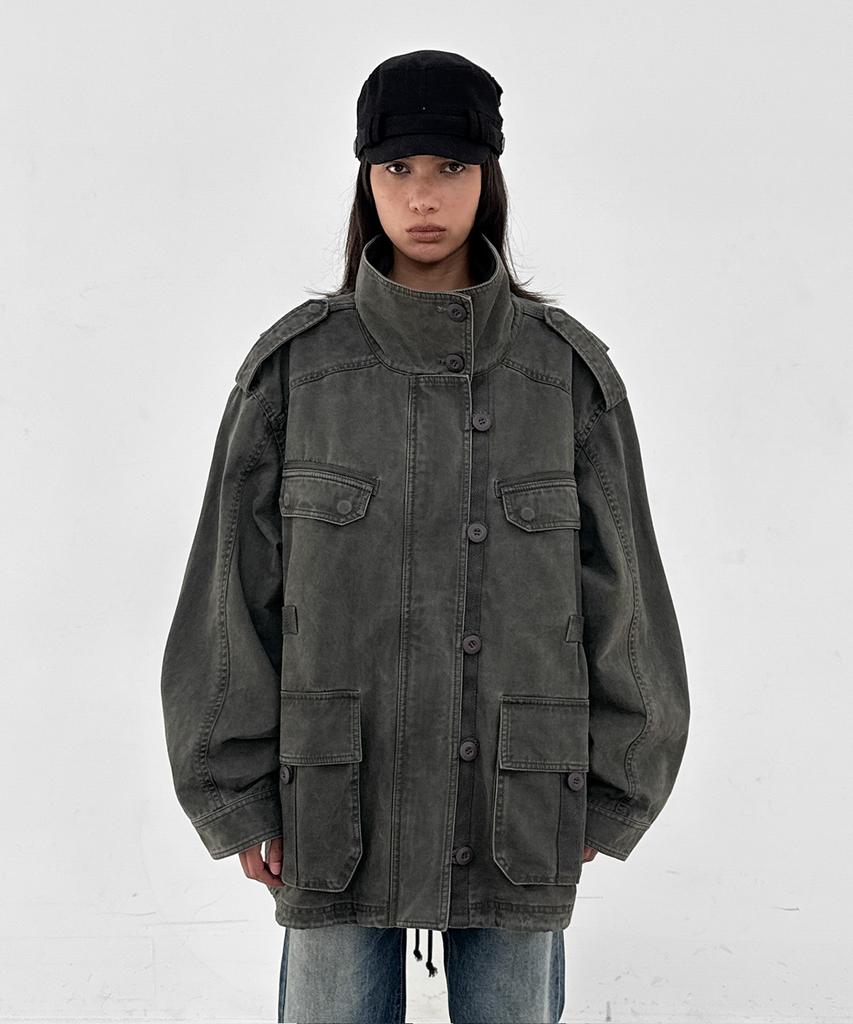 Sandric Vintage Field Jacket_Khaki
