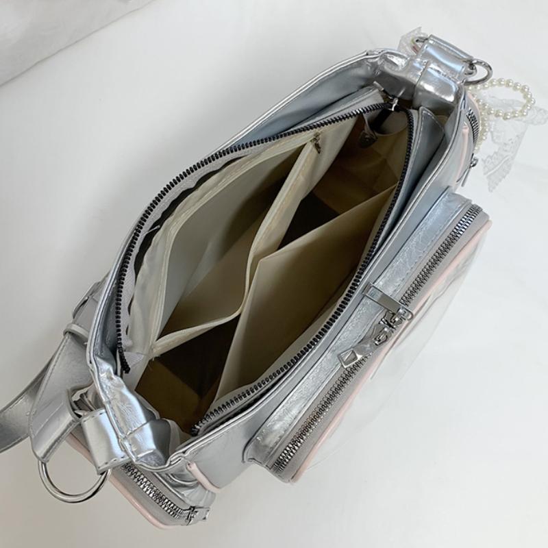 Women's Transparent Ita Bag Large Capacity Crossbody Shoulder Bag Cute Anime Style With Clear Window Fashion Satchel Display Bag