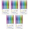 Кисть Pentel, Маркер Touch Sign, Набор из 6 цветов, C, 5 шт., SES15C-6STC