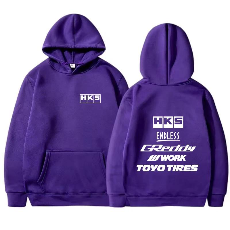 Новая мужская крутая толстовка с капюшоном Japan JDM Modified Car HKS ENDLESS Hoody для мужчин и женщин, винтажная повседневная толстовка с длинным рукавом для мужчин, пуловеры