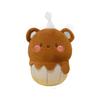 Cartoon Birthday Cake Sweetheart Dog Butter Bear Pig Doll Glowing Candle Plush Toy Singing Doll