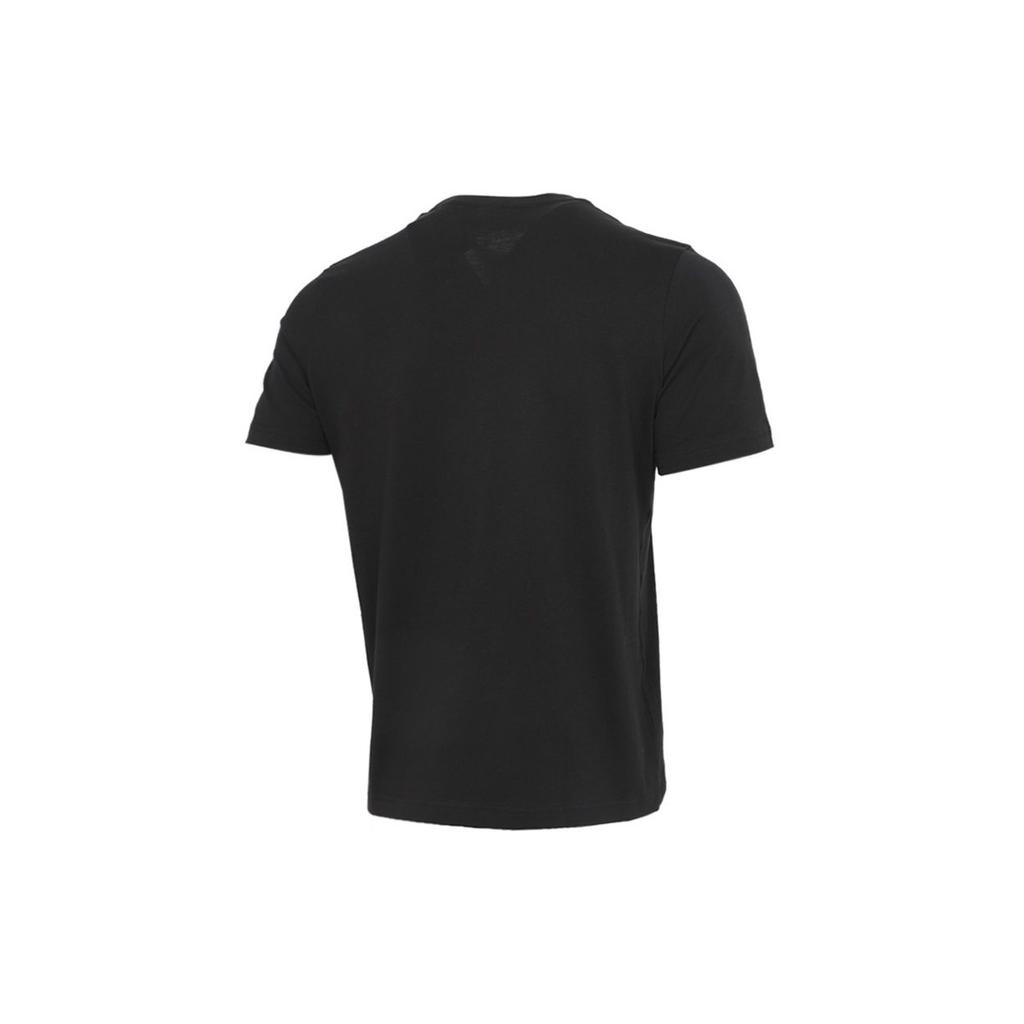 Puma Logo Print Vintage American Sport Running Breathable Round Neck Short Sleeve T-Shirt Men Tops Black 845575-01